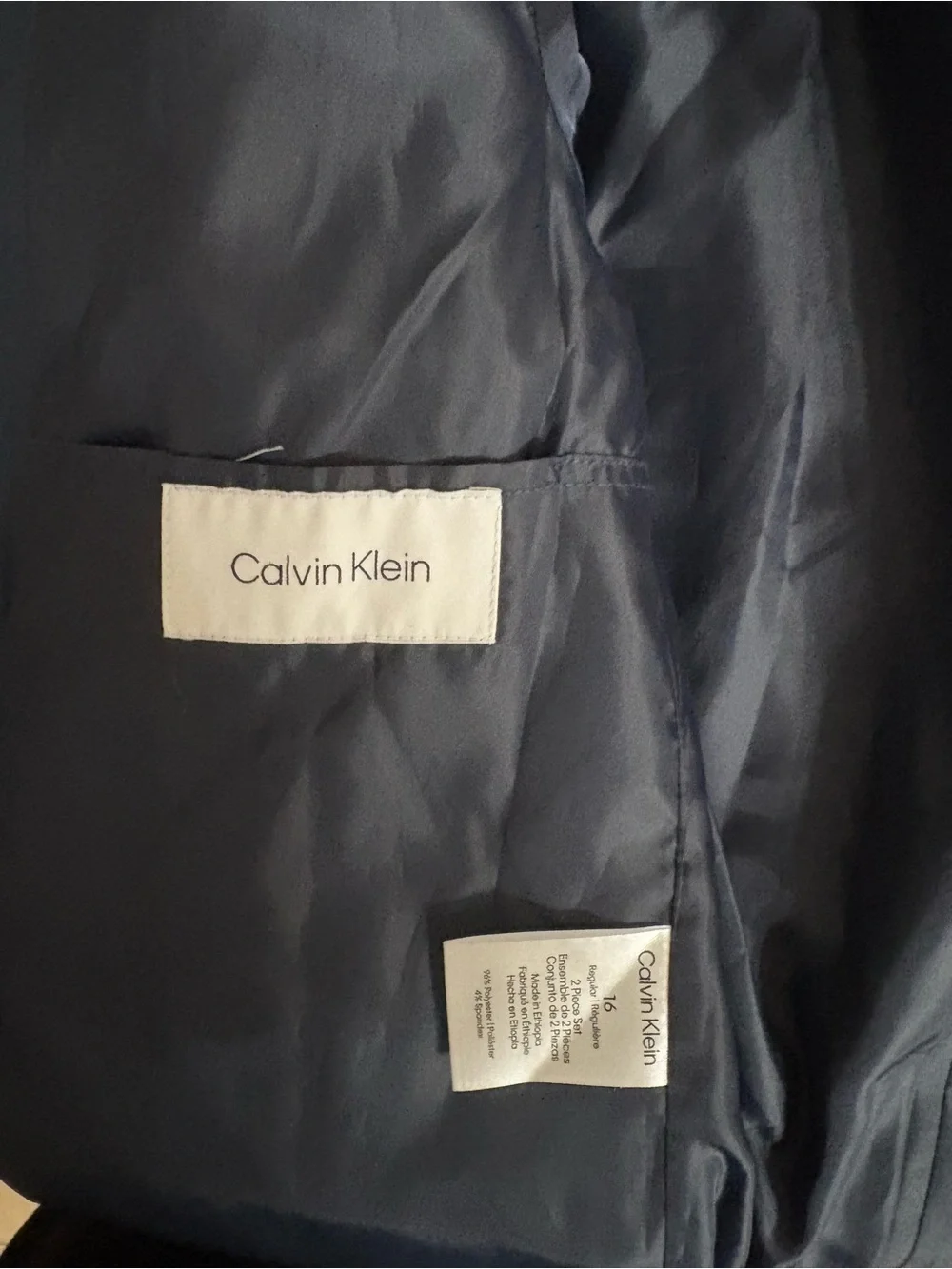 Calvin Klein front modern